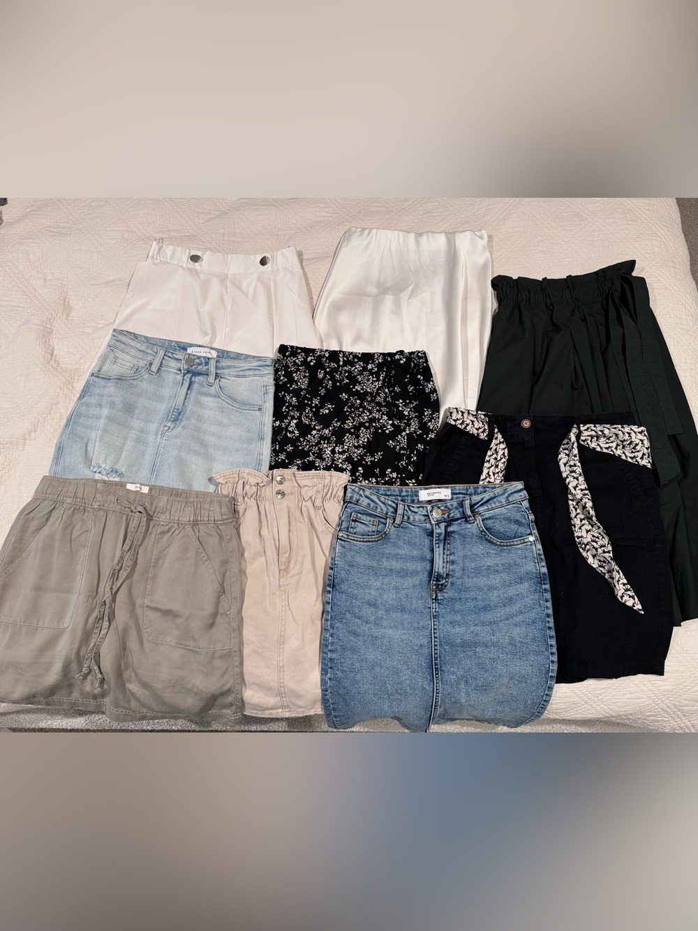 Women's Shirts - Black Floral, White, Denim, Tan